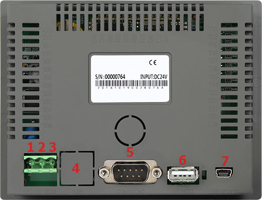 control panel HMI operator panel Windows CE Modbus